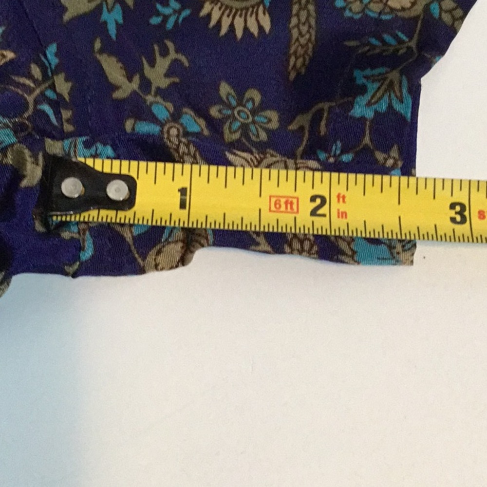 RAGA 🆕 Anthropology floral print shorts w/elastic waist,tightening cord, M - Picture 5 of 12